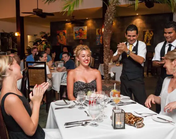 Birthday celebration at La Luna Restaurant